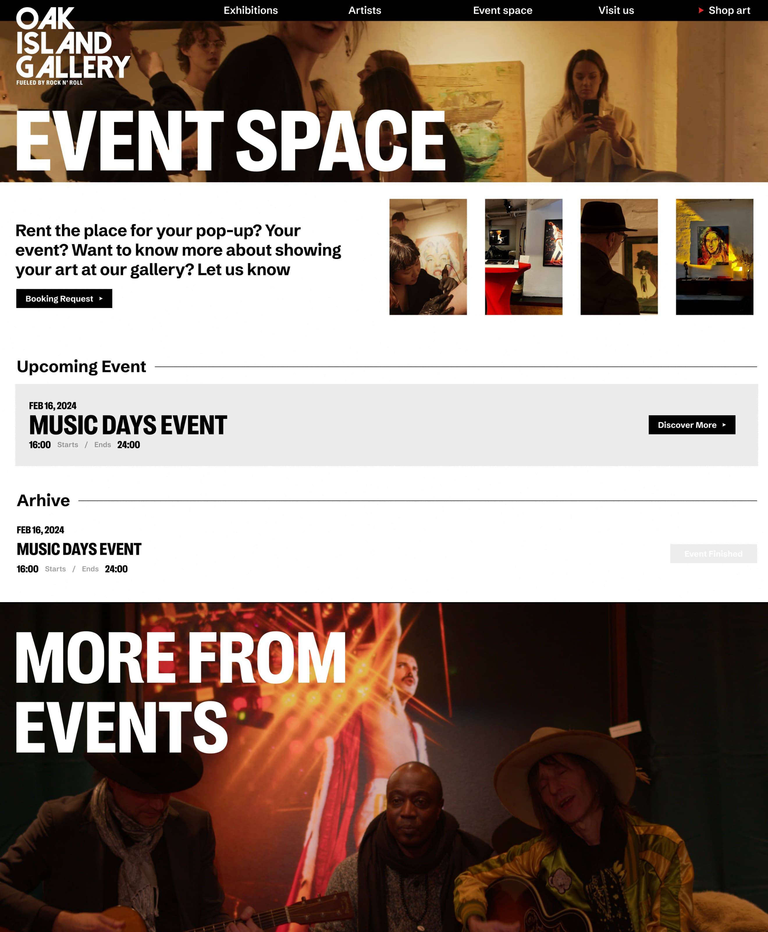 oakisland website design